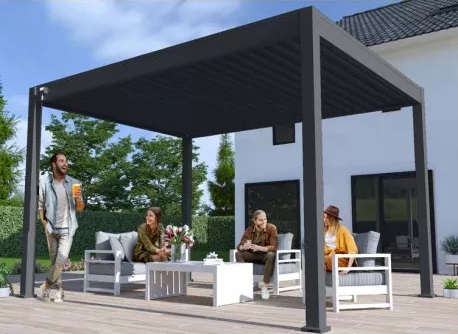 Pergola bioclimatique en aluminium à prix réduit