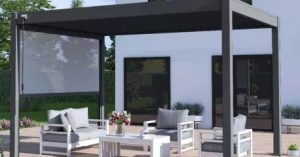 pergola bioclimatique en alu à prix promo