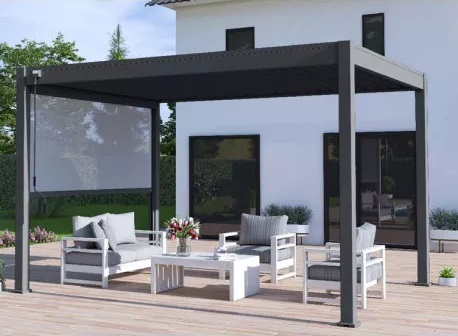 pergola bioclimatique en alu à prix promo