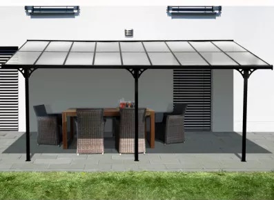 abri terrasse en aluminium et polycarbonate