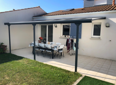 abri terrasse alu de 15 m²