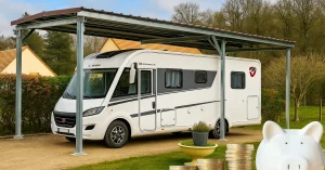 faire des économies avec un abri camping-car