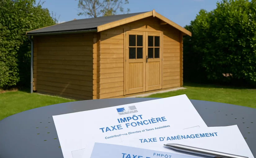 abri de jardin et impôts : quid de la taxe foncière ?