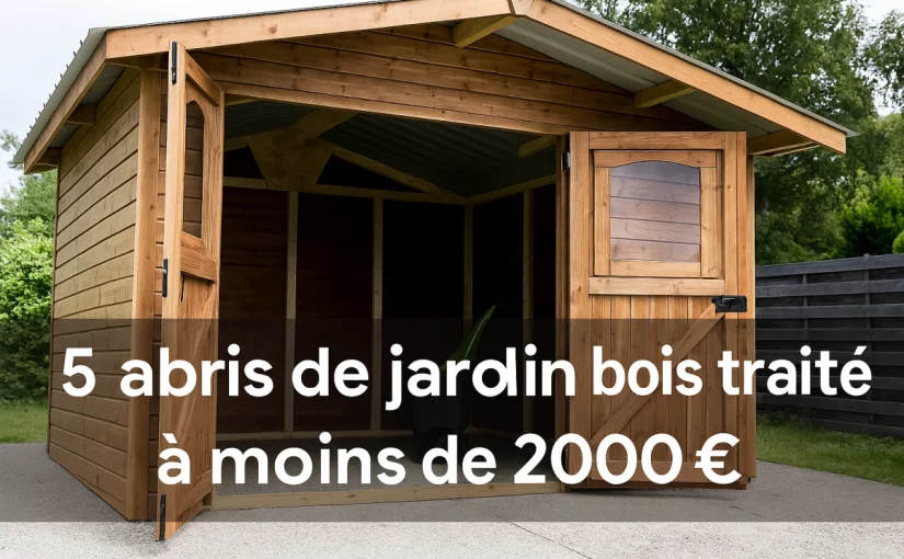 abri de jardin bois traité : top 5