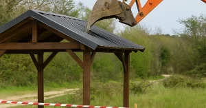 destruction d'un carport