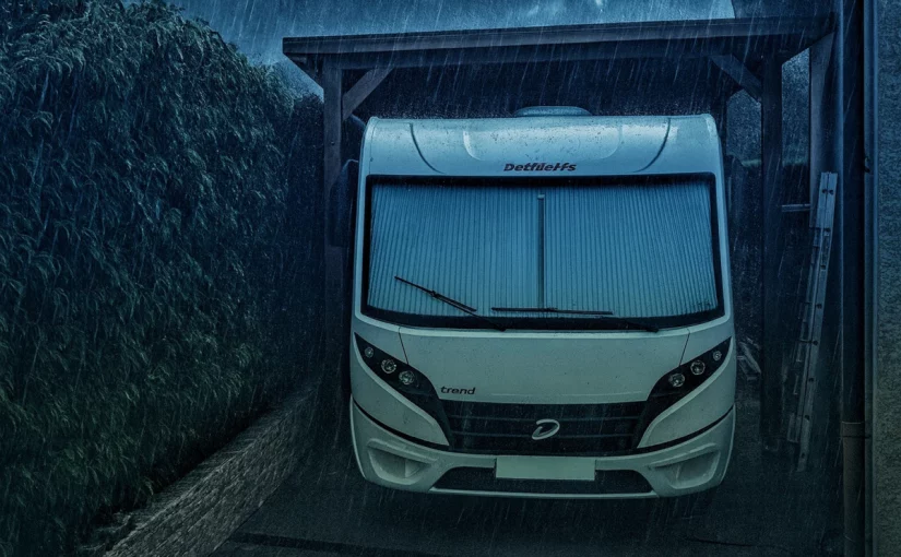 abri camping car et orages