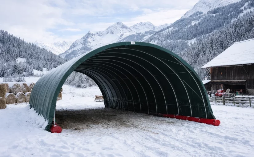 tunnel de stockage agricole