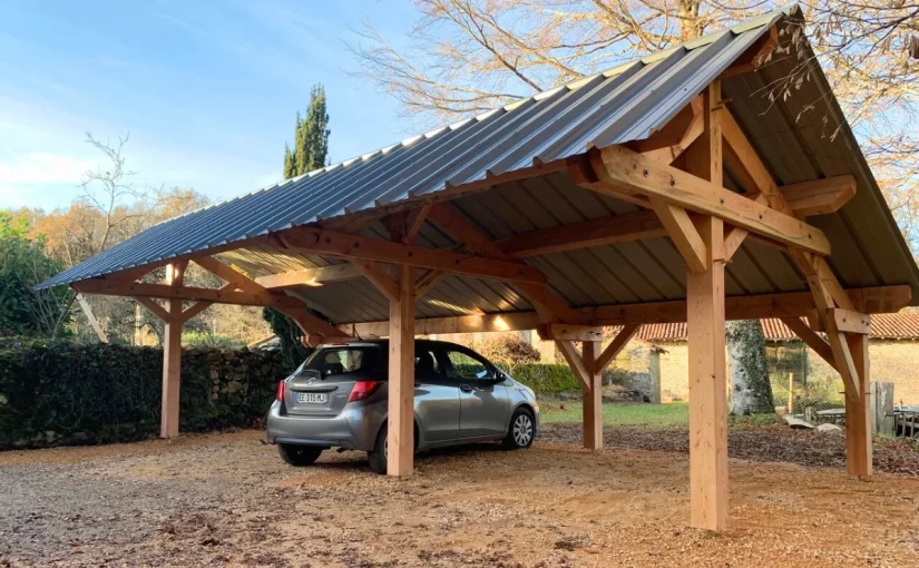 carport bois