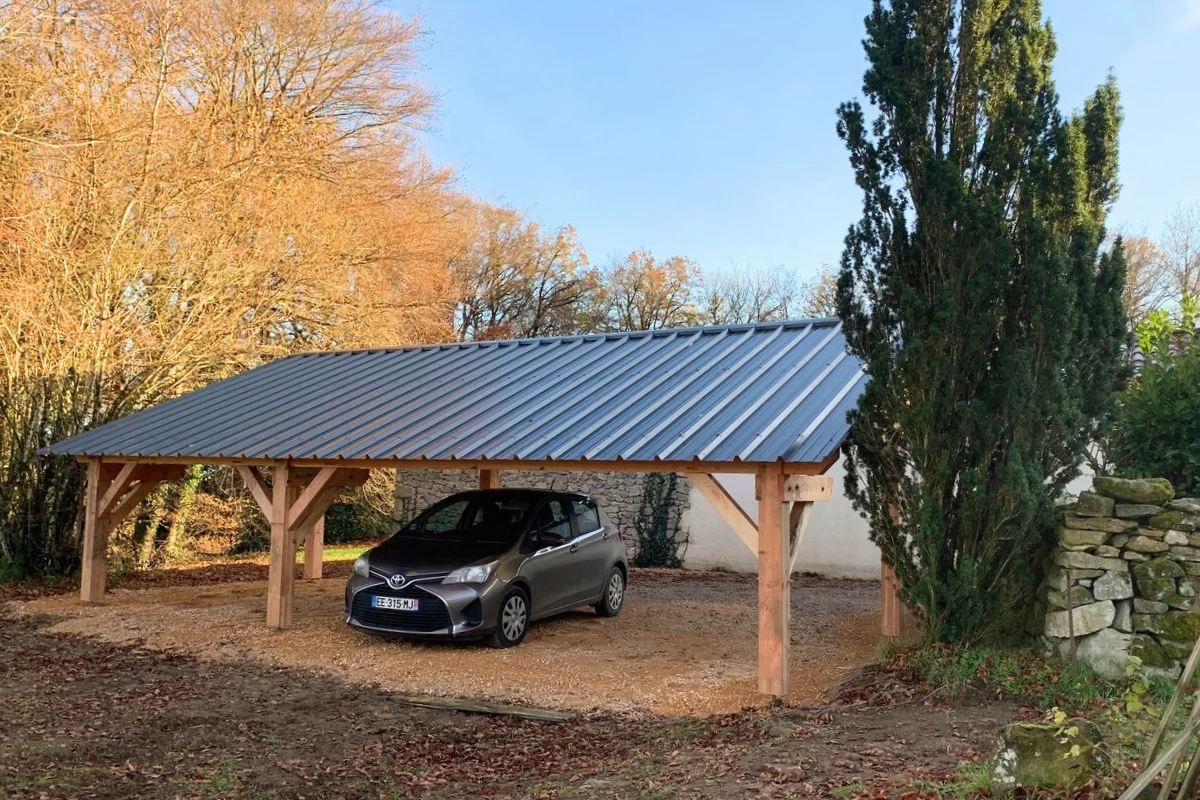 charpente de carport bois