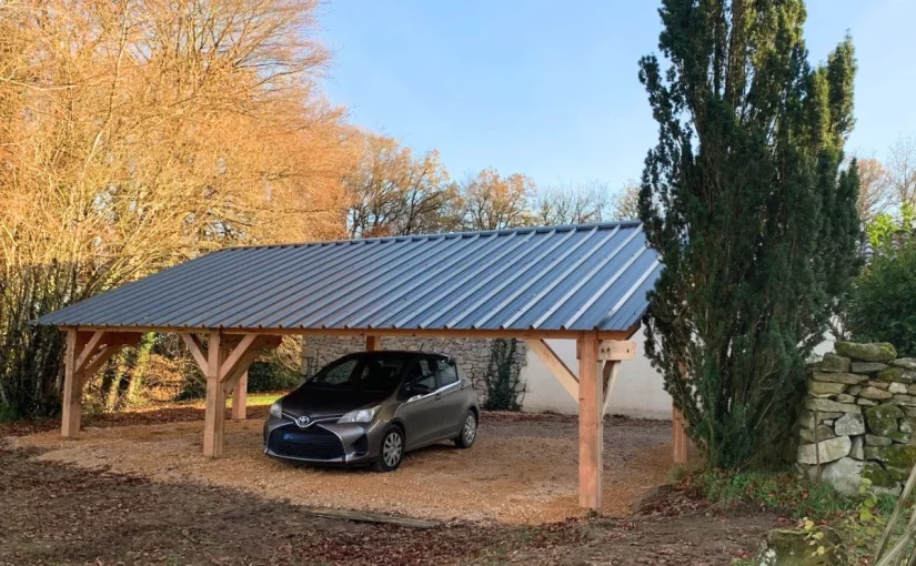 charpente bois de carport