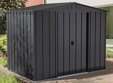 abri de jardin métal avec traitement anti-condensation et anti-rouille