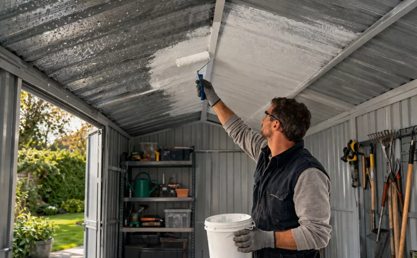 Condensation sous toiture en bac acier ou galvanisée : toutes les solutions pour protéger votre abri de jardin