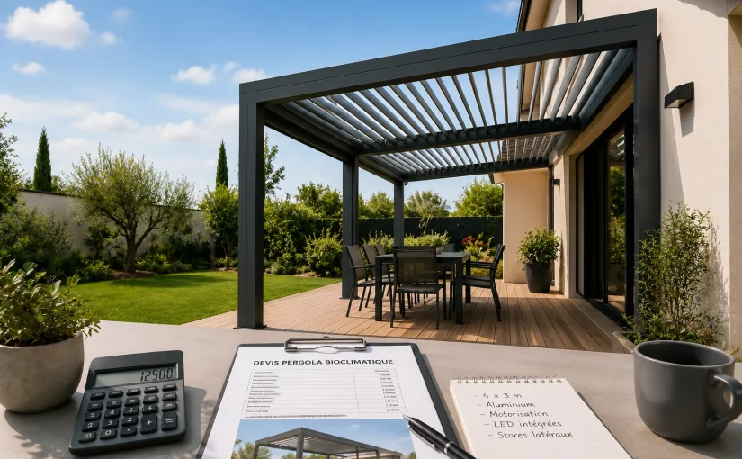 quel est le prix d'une pergola bioclimatique