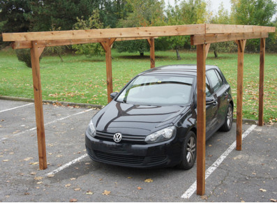 ossature bois discount autoportante pour faire un carport