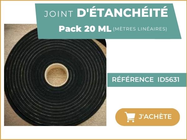 Joint d'étanchéité en EP 130 avec adhésif de 20 ML