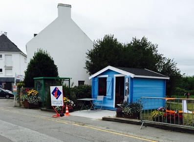 Un cabanon bois pour l'office de tourisme