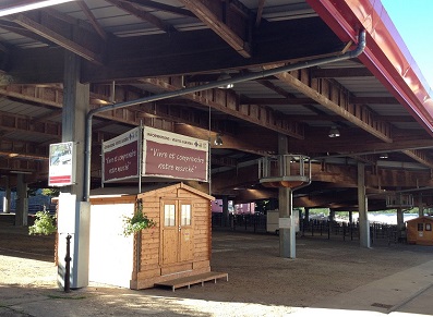 Cabanon d'accueil pour foire aux bestiaux